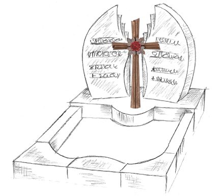 Kreuz Rosenblüte