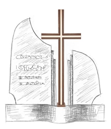 Kreuz zweifarbig
